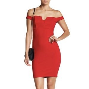 ASTR revolve the Label Red Bodycon Dress Size Large